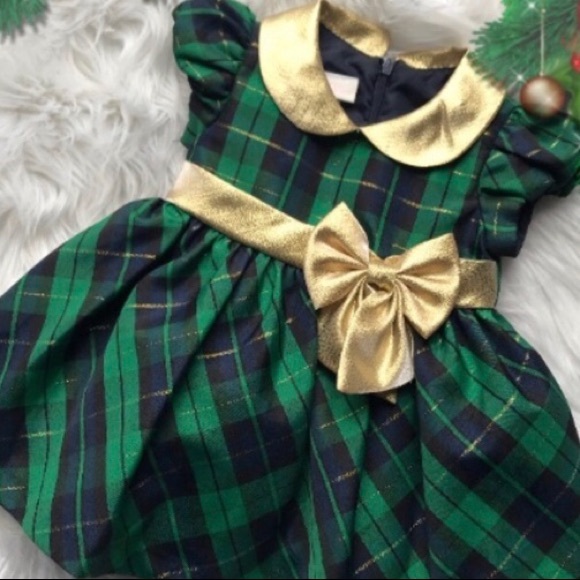 Bonnie Baby Other - BONNIE BABY Plaid Occasion Dress